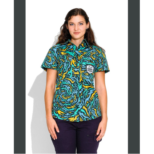 WORKWEAR, SAFETY & CORPORATE CLOTHING SPECIALISTS - Womens Spun Out Short Sleeve Workshirt