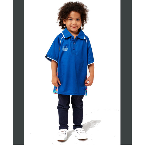 WORKWEAR, SAFETY & CORPORATE CLOTHING SPECIALISTS - Kids Razzle Dazzle Polo Blue