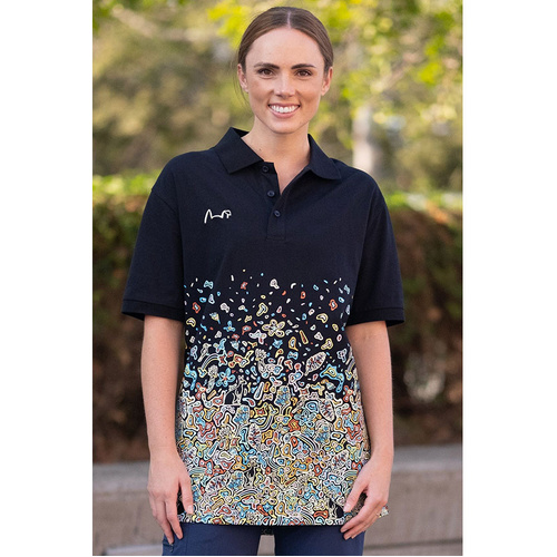 WORKWEAR, SAFETY & CORPORATE CLOTHING SPECIALISTS Unisex Wheres Wallaby Short Sleeve Cotton Polo