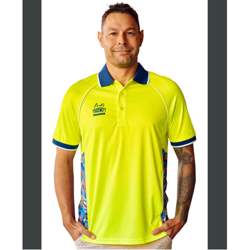 WORKWEAR, SAFETY & CORPORATE CLOTHING SPECIALISTS Unisex RPET Snazzy Yellow Polo