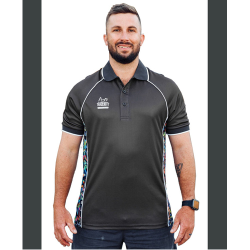 WORKWEAR, SAFETY & CORPORATE CLOTHING SPECIALISTS Unisex RPET Pearler Charcoal Polo