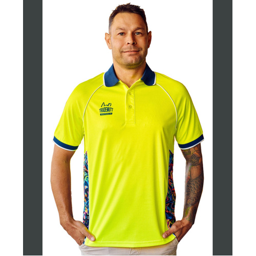 WORKWEAR, SAFETY & CORPORATE CLOTHING SPECIALISTS Unisex RPET Pearler Yellow Polo