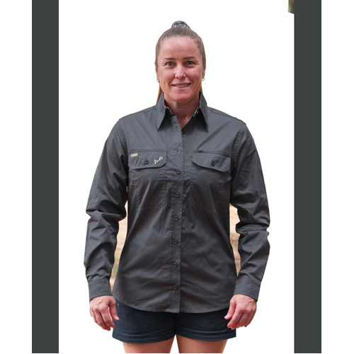 WORKWEAR, SAFETY & CORPORATE CLOTHING SPECIALISTS Womens Irongate Swoopy Bois Undercover Mutter