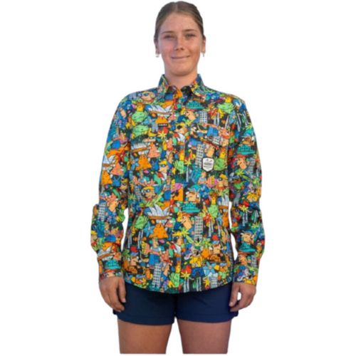 WORKWEAR, SAFETY & CORPORATE CLOTHING SPECIALISTS Women's The Big Smoke Full Button Work Shirt