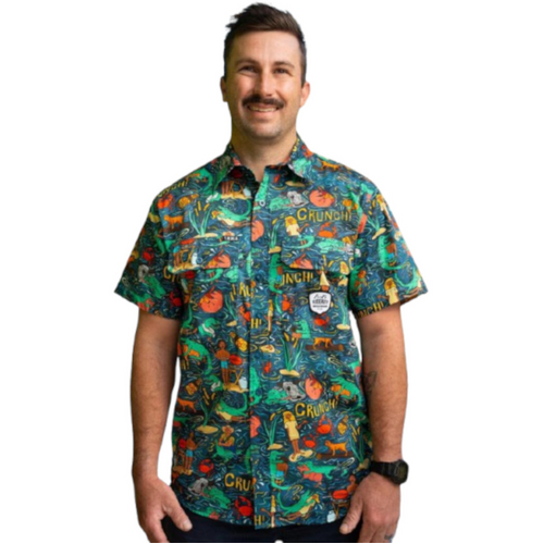 WORKWEAR, SAFETY & CORPORATE CLOTHING SPECIALISTS Men's Stop Croc & Roll Short Sleeve Work Shirt