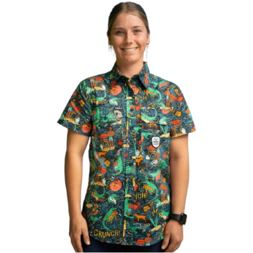WORKWEAR, SAFETY & CORPORATE CLOTHING SPECIALISTS - Women's Stop Croc & Roll Short Sleeve Work Shirt
