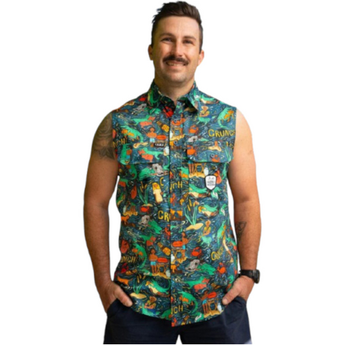 WORKWEAR, SAFETY & CORPORATE CLOTHING SPECIALISTS Stop Croc & Roll Territory Sleeve Work Shirt