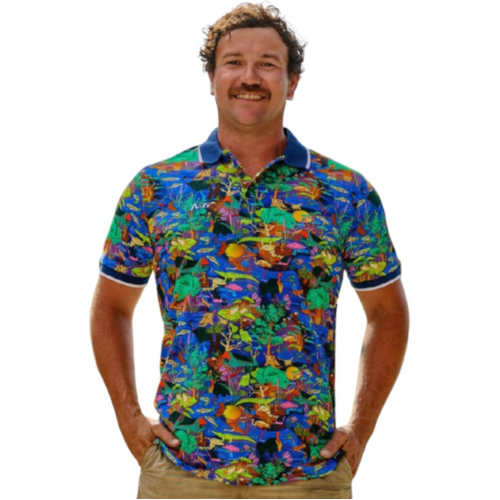 WORKWEAR, SAFETY & CORPORATE CLOTHING SPECIALISTS Unisex Water You Looking At Cotton Short Sleeve Polo