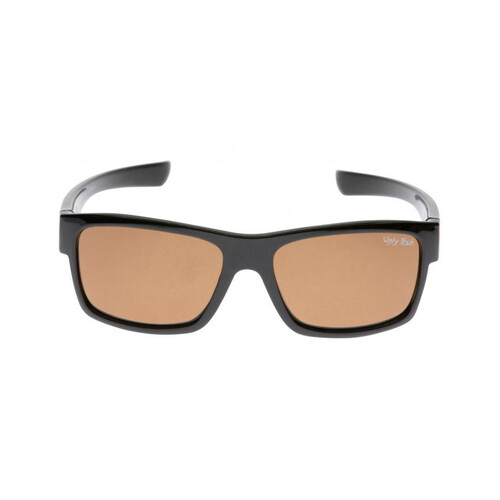 WORKWEAR, SAFETY & CORPORATE CLOTHING SPECIALISTS PU5279 BL.BR - Shiny Black frame, Brown polarised lens - TPEE