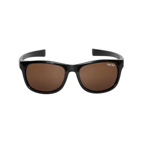 WORKWEAR, SAFETY & CORPORATE CLOTHING SPECIALISTS PU5699 BL.BR - Shiny Black frame, Brown polarised lens - TPEE
