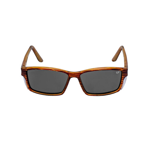 WORKWEAR, SAFETY & CORPORATE CLOTHING SPECIALISTS TWISTER RS242 DBR.SM - Brown Woodgrain Frame, Smoke Lens - Professional Series