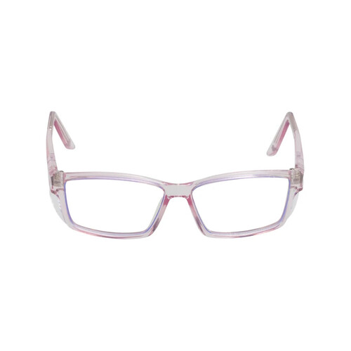 WORKWEAR, SAFETY & CORPORATE CLOTHING SPECIALISTS TWISTER S RS242S P.C - Pink Transparent Frame, Clear Lens - Professional Series