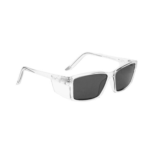 WORKWEAR, SAFETY & CORPORATE CLOTHING SPECIALISTS TWISTER S RS242S C.SM - Clear Frame, Smoke Lens - Professional Series