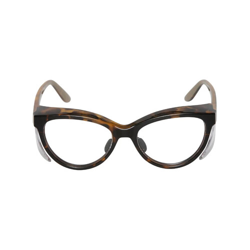 WORKWEAR, SAFETY & CORPORATE CLOTHING SPECIALISTS LYNX RS454 BR.C - Brown Frame, Clear Lens - Professional Series