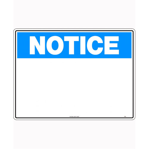 WORKWEAR, SAFETY & CORPORATE CLOTHING SPECIALISTS 600x400mm - Corflute - Notice Blank