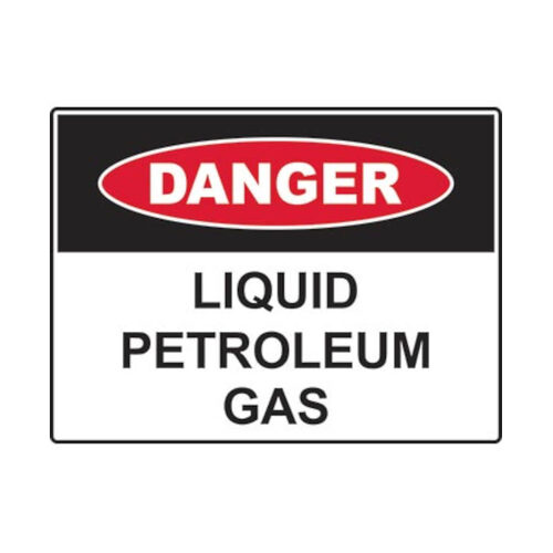 WORKWEAR, SAFETY & CORPORATE CLOTHING SPECIALISTS - 600x400mm - Poly - Danger Liquid Petroleum Gas