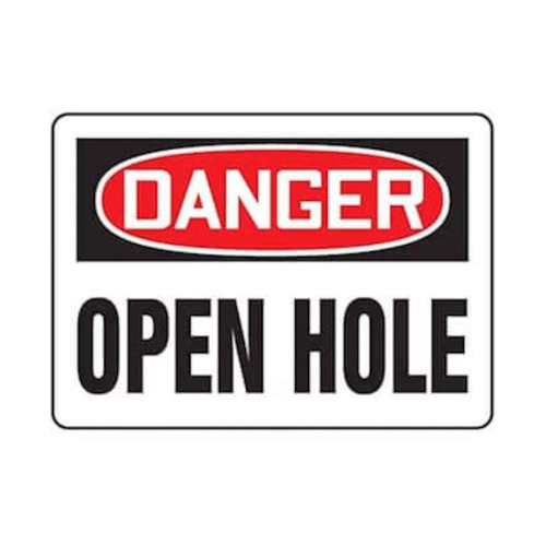 WORKWEAR, SAFETY & CORPORATE CLOTHING SPECIALISTS - 600x400mm - Corflute - Danger Open Hole