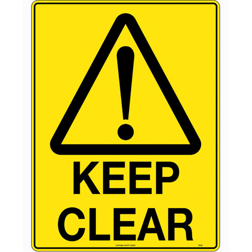 WORKWEAR, SAFETY & CORPORATE CLOTHING SPECIALISTS 450x300mm - Metal - Keep Clear