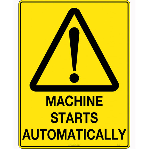 WORKWEAR, SAFETY & CORPORATE CLOTHING SPECIALISTS 450x300mm - Metal - Machine Starts Automatically