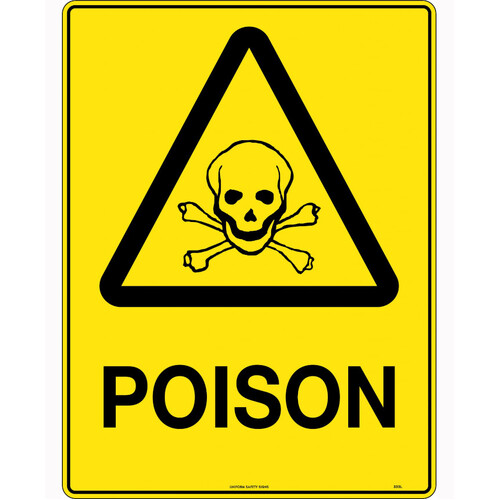 WORKWEAR, SAFETY & CORPORATE CLOTHING SPECIALISTS - 300x225mm - Metal - Poison