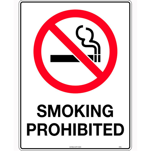 WORKWEAR, SAFETY & CORPORATE CLOTHING SPECIALISTS 600x400mm - Metal - Smoking Prohibited