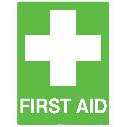 WORKWEAR, SAFETY & CORPORATE CLOTHING SPECIALISTS - 600x400mm - Poly - First Aid