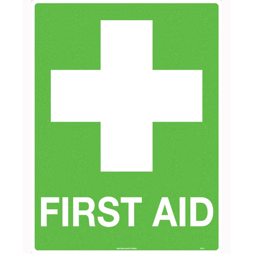 WORKWEAR, SAFETY & CORPORATE CLOTHING SPECIALISTS - 450x300mm - Metal - First Aid