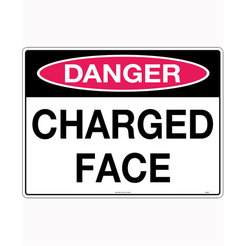 WORKWEAR, SAFETY & CORPORATE CLOTHING SPECIALISTS - 600x400mm - Metal, Class 1 Reflective - Danger Charged Face