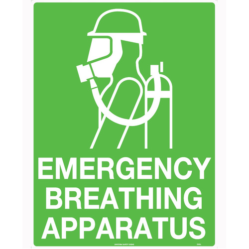 WORKWEAR, SAFETY & CORPORATE CLOTHING SPECIALISTS - 450x300mm - Metal - Emergency Breathing Apparatus