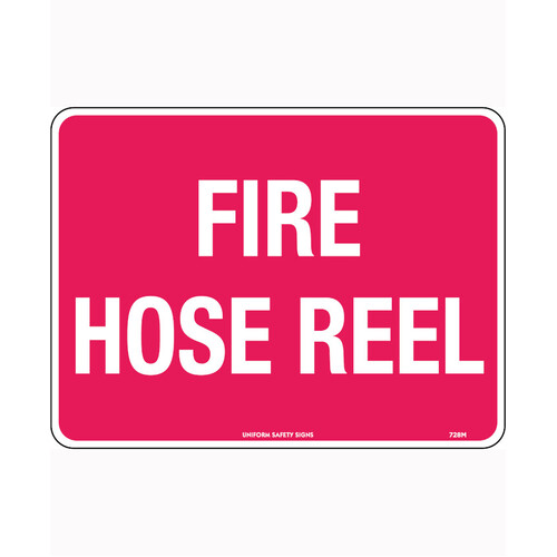 WORKWEAR, SAFETY & CORPORATE CLOTHING SPECIALISTS - 300x225mm - Self Adhesive - Fire Hose Reel