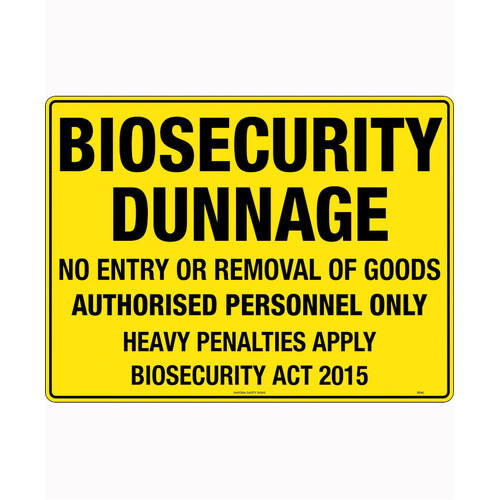 WORKWEAR, SAFETY & CORPORATE CLOTHING SPECIALISTS 600x400mm - Poly - Biosecurity Dunnage