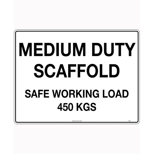 WORKWEAR, SAFETY & CORPORATE CLOTHING SPECIALISTS 300x225mm - Metal - Medium Duty Scaffold Safe Working Load 450 Kgs