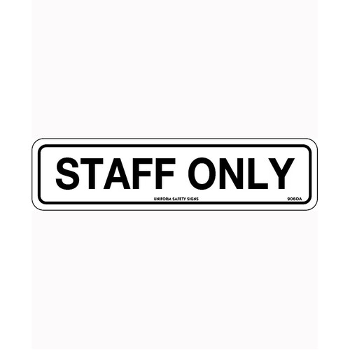 WORKWEAR, SAFETY & CORPORATE CLOTHING SPECIALISTS - 200x50mm - Self Adhesive - Packet of 4 - Staff Only