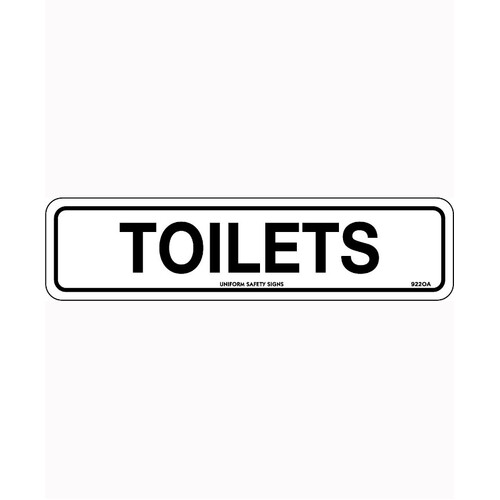 WORKWEAR, SAFETY & CORPORATE CLOTHING SPECIALISTS - 600x400mm - Corflute - Toilets