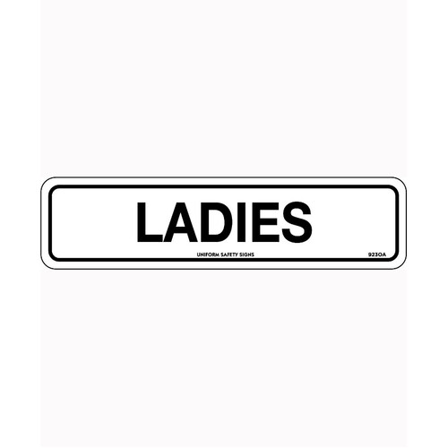 WORKWEAR, SAFETY & CORPORATE CLOTHING SPECIALISTS - 200x50mm - Self Adhesive - Packet of 4 - Ladies