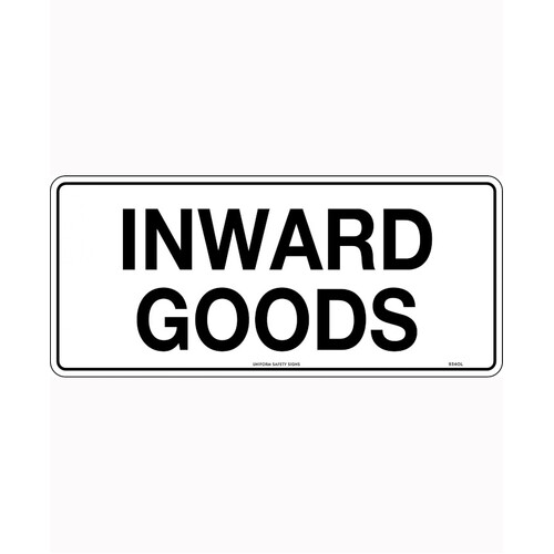 WORKWEAR, SAFETY & CORPORATE CLOTHING SPECIALISTS 600x400mm - Metal - Inward Goods