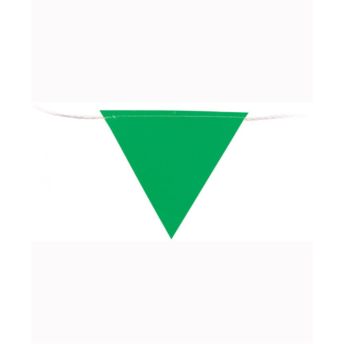WORKWEAR, SAFETY & CORPORATE CLOTHING SPECIALISTS - Green Bunting Flags (30mtr Roll)