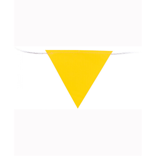 WORKWEAR, SAFETY & CORPORATE CLOTHING SPECIALISTS - Yellow Bunting Flags (30mtr Roll)