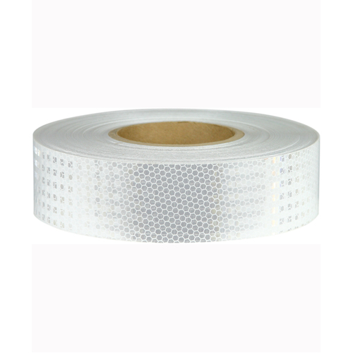 WORKWEAR, SAFETY & CORPORATE CLOTHING SPECIALISTS - 50mm x 5mtr - Class 1 Reflective Tape - White