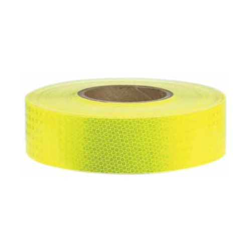 WORKWEAR, SAFETY & CORPORATE CLOTHING SPECIALISTS 75mm x 45.7mtr - Class 1 3M Reflective Tape - Lime Green