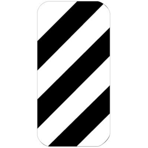 WORKWEAR, SAFETY & CORPORATE CLOTHING SPECIALISTS 225x450mm - Aluminium - Class 1 Reflective - Width Marker Right