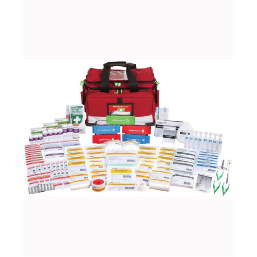 WORKWEAR, SAFETY & CORPORATE CLOTHING SPECIALISTS FIRST AID KIT, R4, INDUSTRA MEDIC KIT, SOFT PACK (Covers 1-50 persons in a high risk industrial work