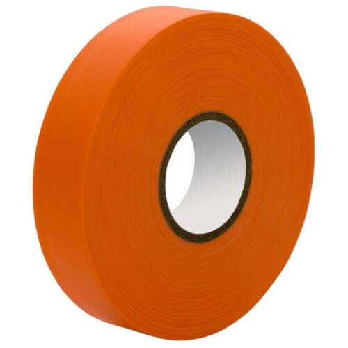 WORKWEAR, SAFETY & CORPORATE CLOTHING SPECIALISTS - 25mm x 75m Flagging Tape - Orange