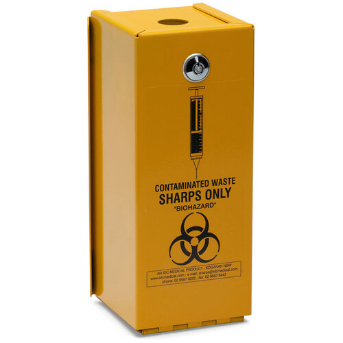 WORKWEAR, SAFETY & CORPORATE CLOTHING SPECIALISTS - 2 Litre Metal Sharps Safe