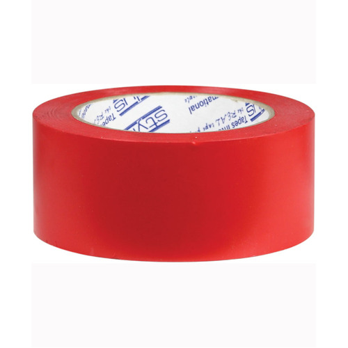 WORKWEAR, SAFETY & CORPORATE CLOTHING SPECIALISTS 72mm x 33mtr - Floor Marking Tape - Red
