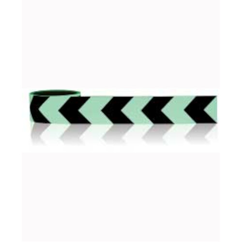 WORKWEAR, SAFETY & CORPORATE CLOTHING SPECIALISTS 50mm x 5m Luminous Tape - Chevron