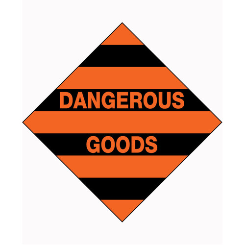 WORKWEAR, SAFETY & CORPORATE CLOTHING SPECIALISTS - 100x100mm - Self Adhesive - Pkt of 6 - Dangerous Goods