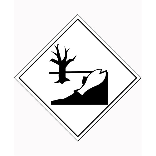 WORKWEAR, SAFETY & CORPORATE CLOTHING SPECIALISTS 50x50mm - Self Adhesive - Sheet of 12 - Eco Toxicity Picto