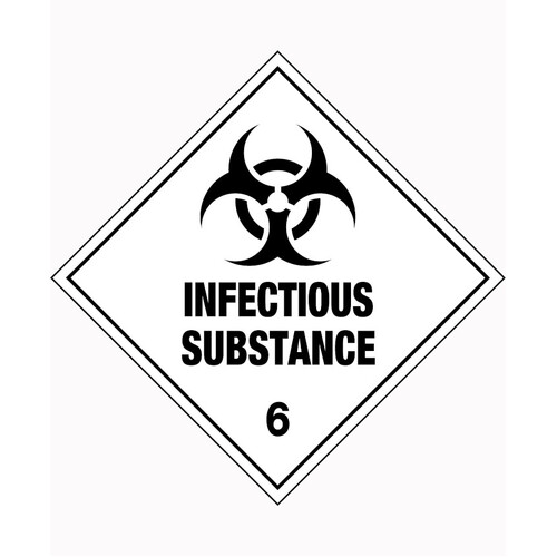 WORKWEAR, SAFETY & CORPORATE CLOTHING SPECIALISTS 270x270mm - Metal - Infectious Substance 6