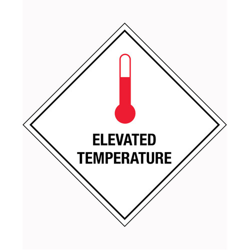 WORKWEAR, SAFETY & CORPORATE CLOTHING SPECIALISTS 270x270mm - Self Adhesive - Elevated Temperature